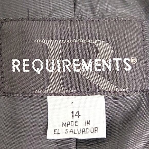 Requirements Retro Glam Tweed Cropped Blazer Multi Color Size 14 (NWT) - Picture 6 of 9